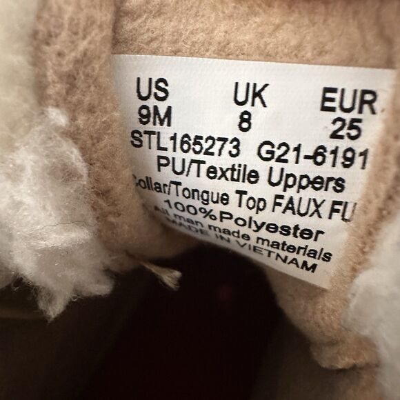 Sperry Alpine Saltwater Boots Duckboots Toddler  9m Brown/Black - Picture 7 of 8